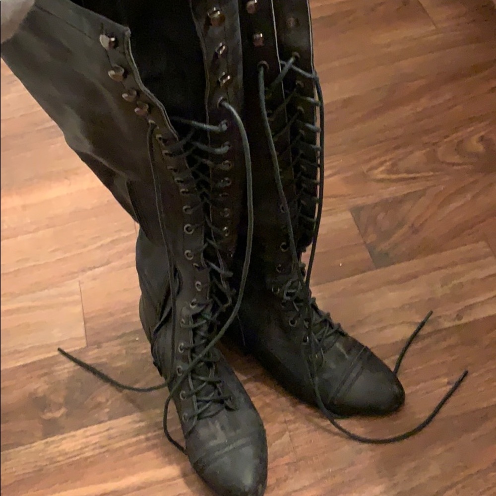 Free People Lace Up Boots